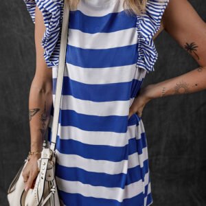Coastal Mist T-shirt Dress