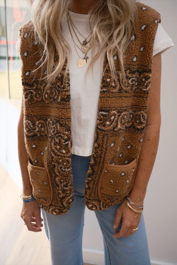 Cowboy Fleece Vest