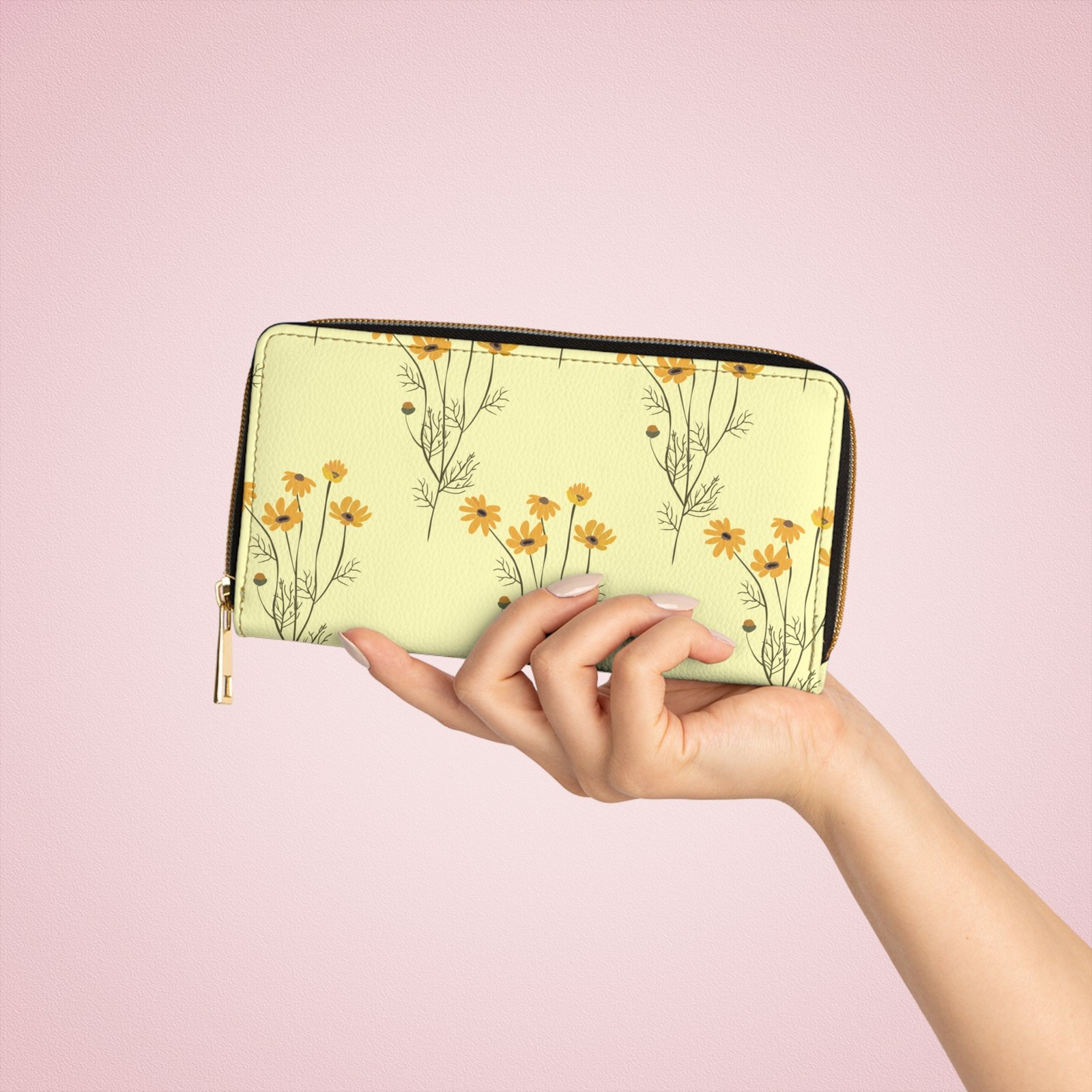 Summer Fields Zipper Wallet - Image 4