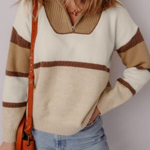 Parchment Collared Pullover Sweater