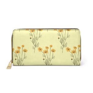 Summer Fields Zipper Wallet