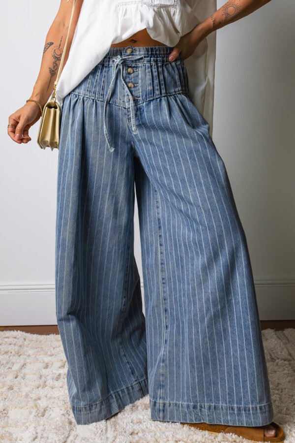 Soft Tailored Wide Leg Jeans