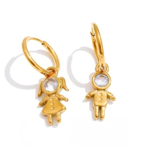 Golden Keepsake Earrings
