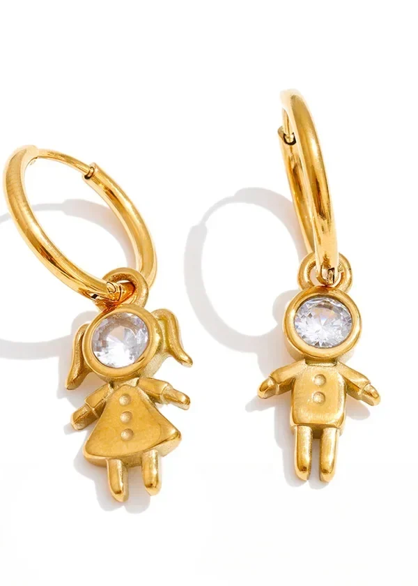 Golden Keepsake Earrings
