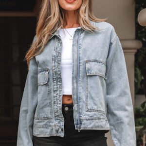 Ella Light Washed Denim Jacket
