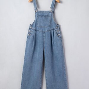 Juliet Wide Leg Denim Jumpsuit