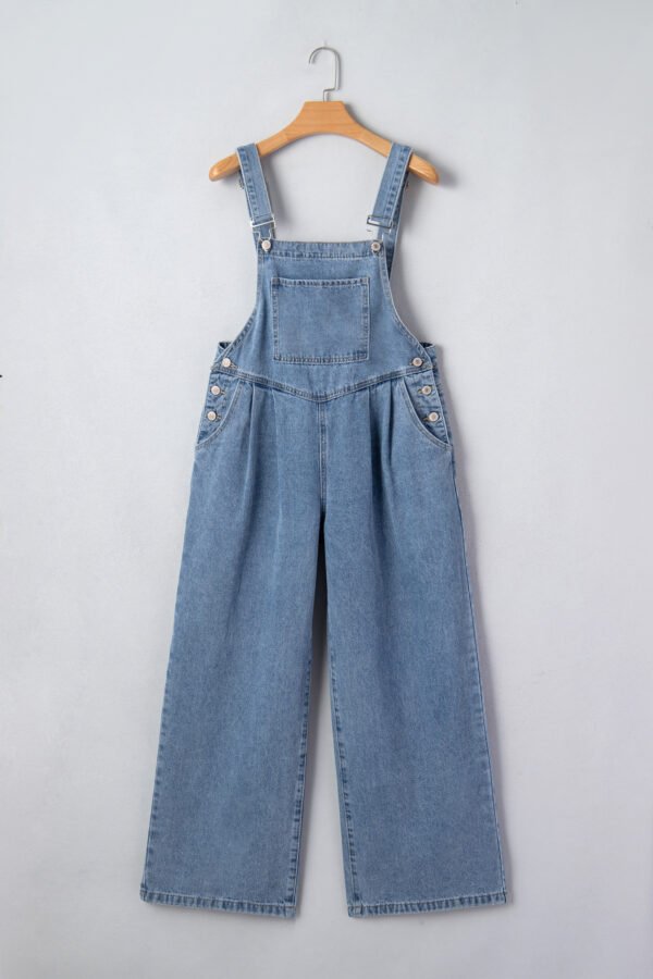Juliet Wide Leg Denim Jumpsuit