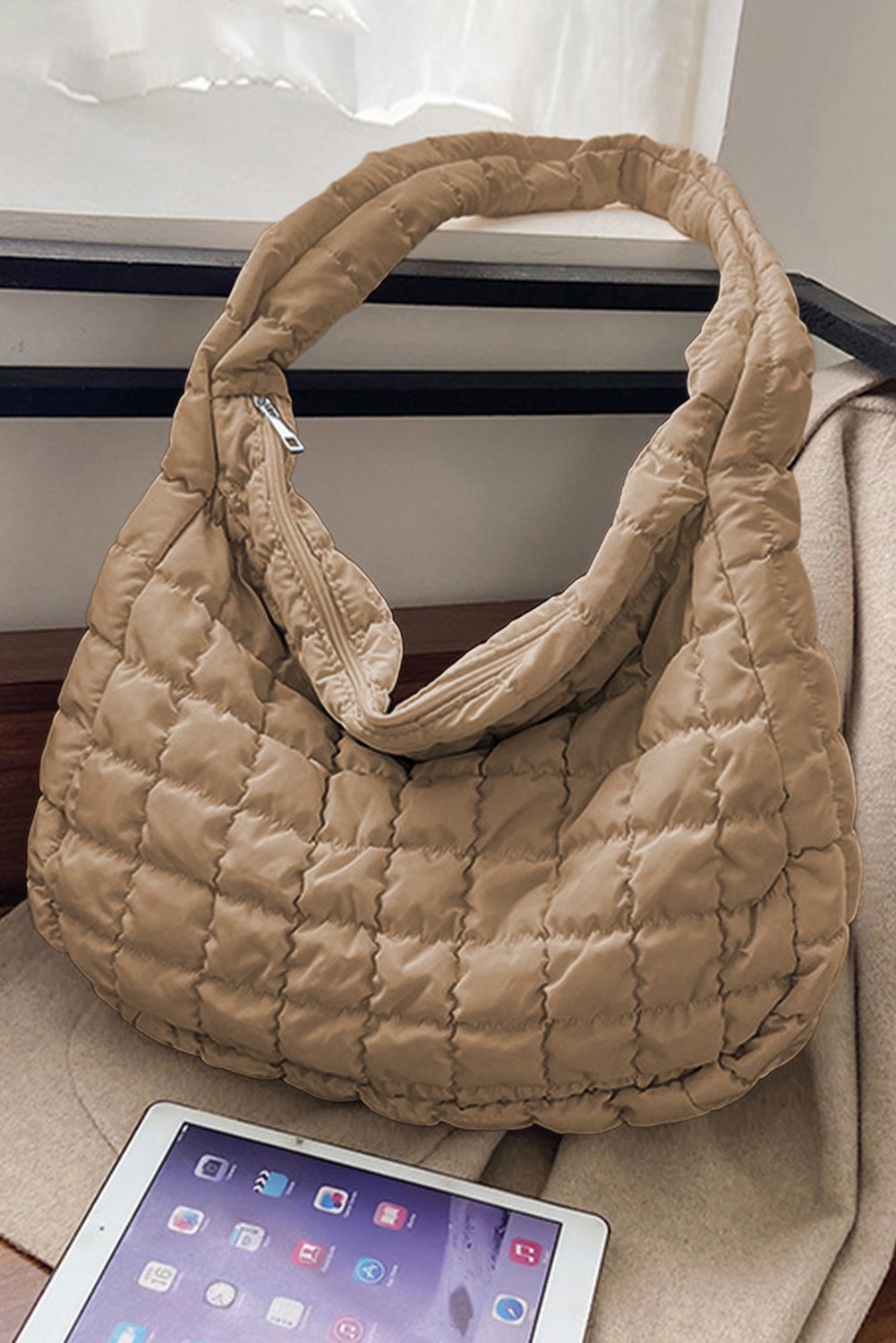 Sandstone Quilted Carryall - Image 5