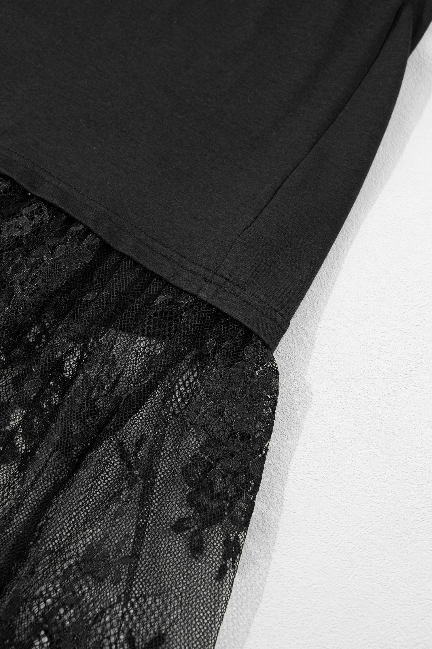 Lace Hem Midi Dress - Image 8