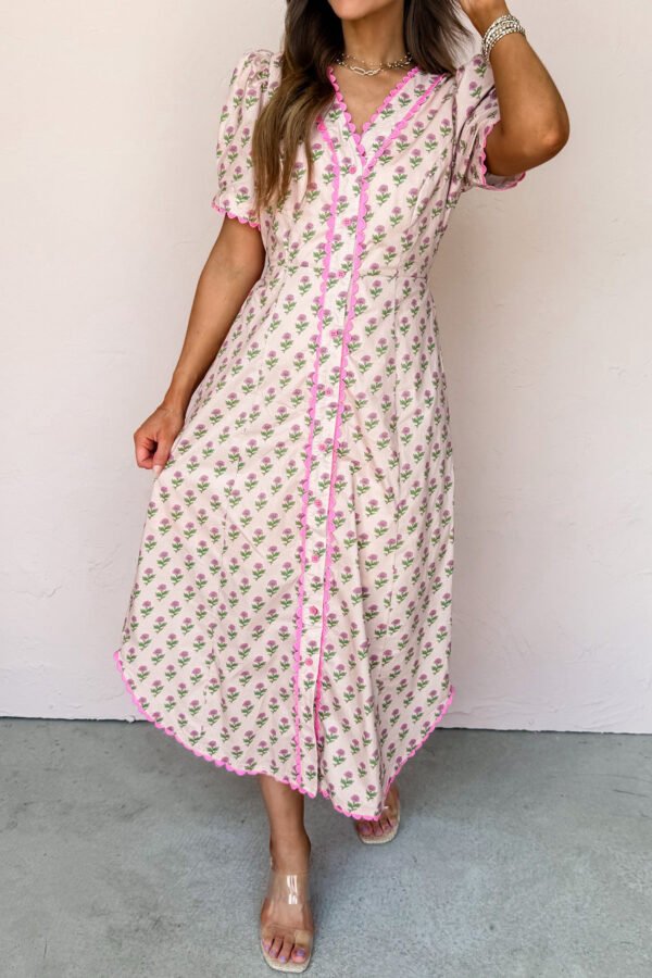Rose Garden Midi Dress
