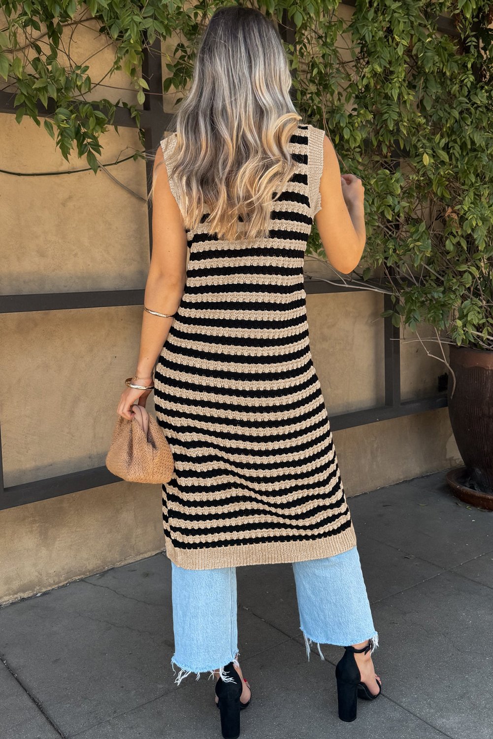 Fine Line Pencil Midi Sweater Dress - Image 7