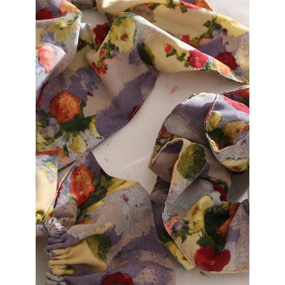 Meadow Bloom Hair Scrunchie - Image 2