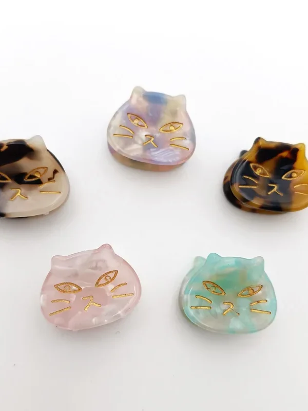 Whisker Bloom Mini Claw Clip Set