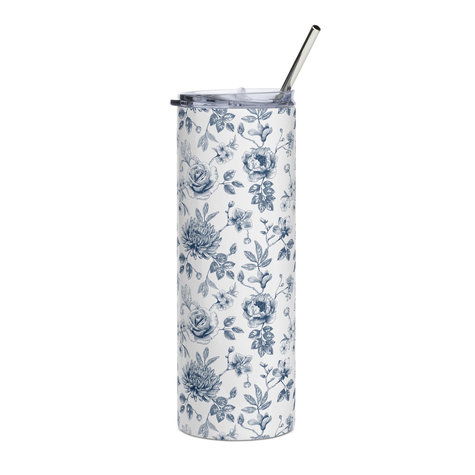 Blue Rose Tumbler