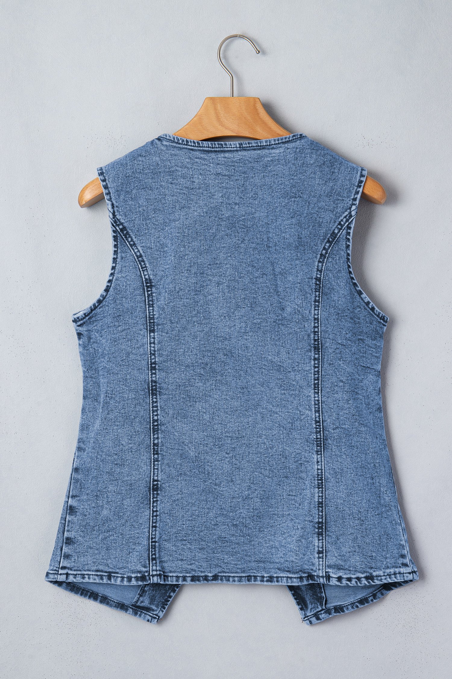 Driftwood Denim Button Vest - Image 7