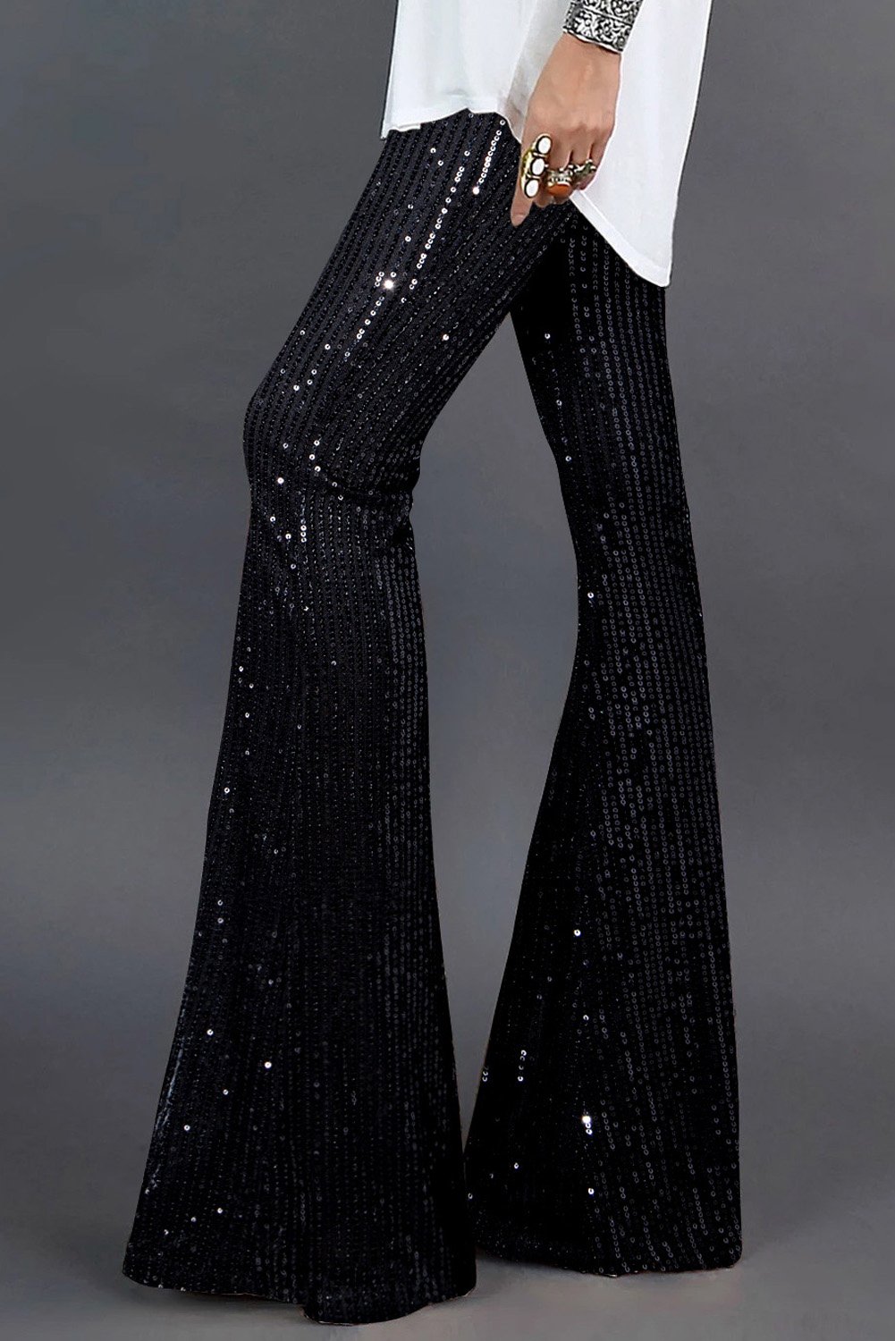 Dark Disco Sequin Pants