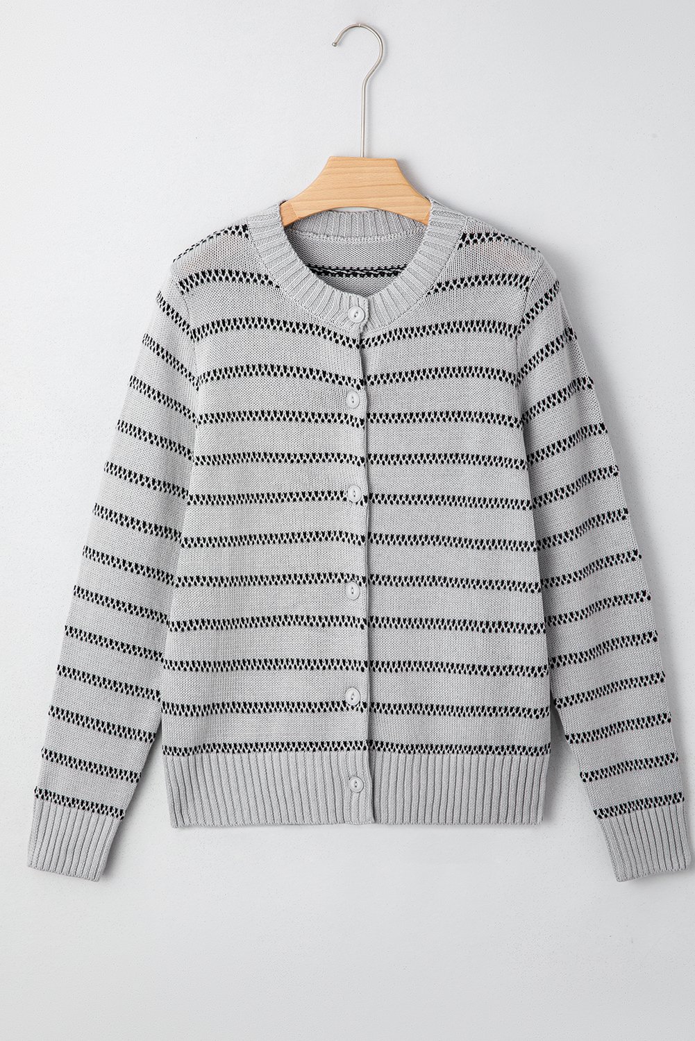 Classic Gray Cardigan - Image 3
