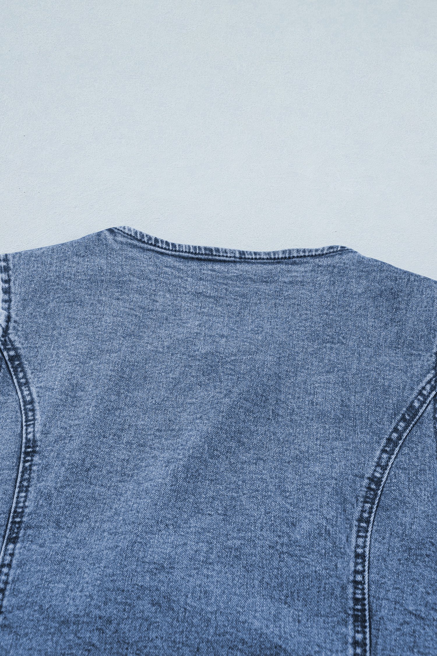 Driftwood Denim Button Vest - Image 9