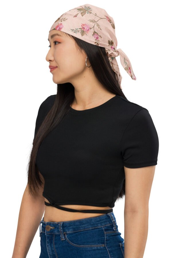 Pink Rose Tea Bandana
