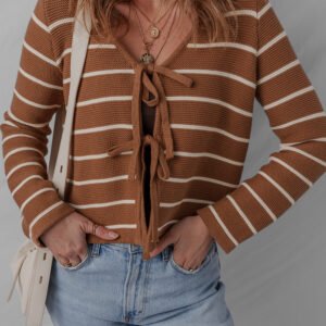 Chestnut Tie Sweater