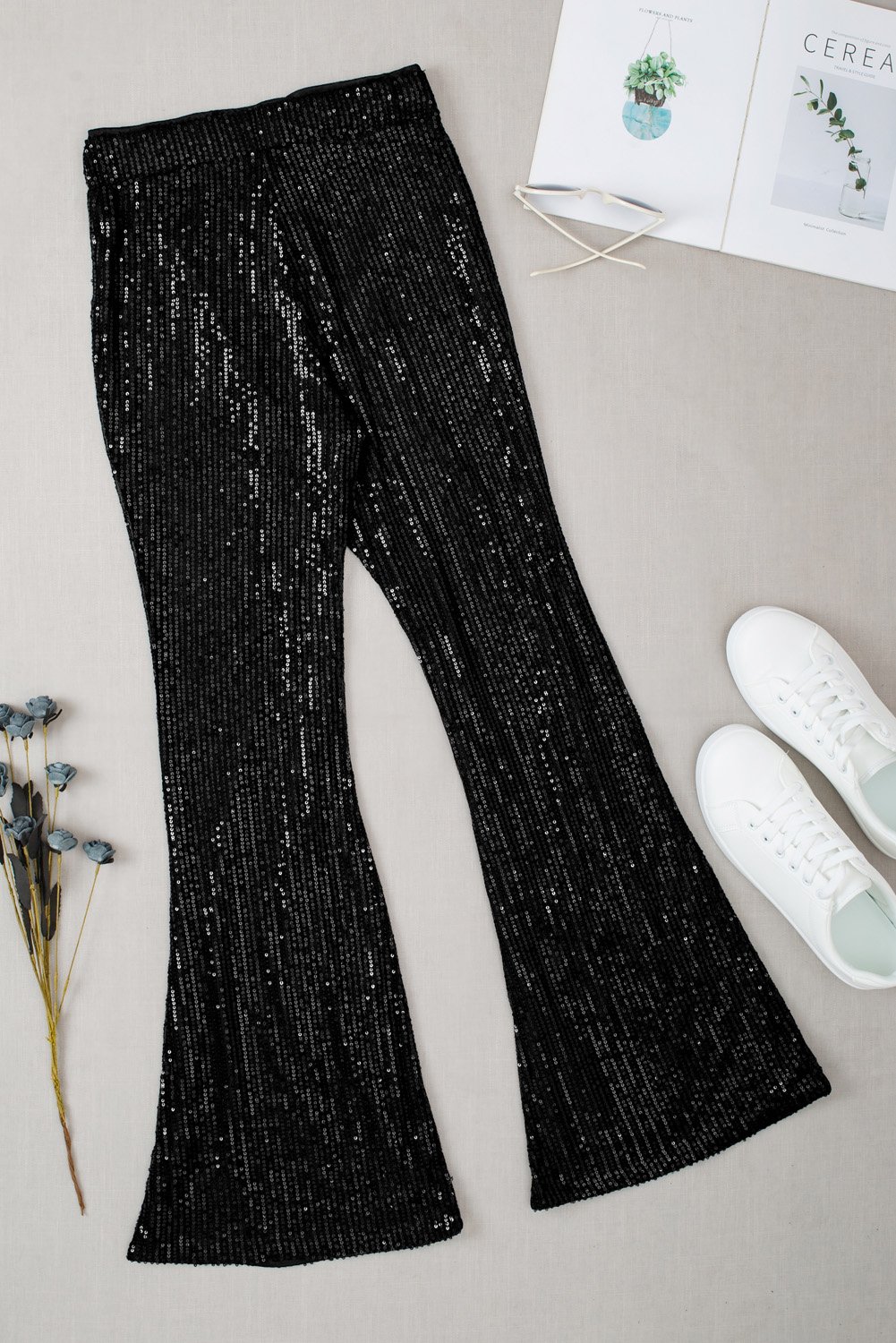 Dark Disco Sequin Pants - Image 4