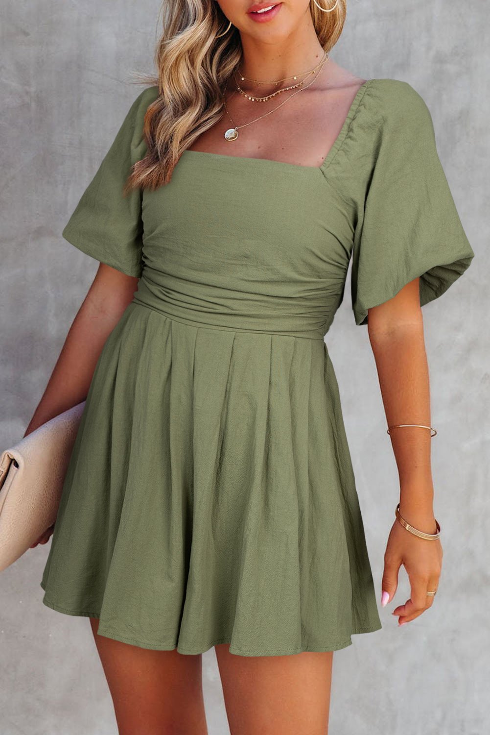 Garden Muse Puff Dress