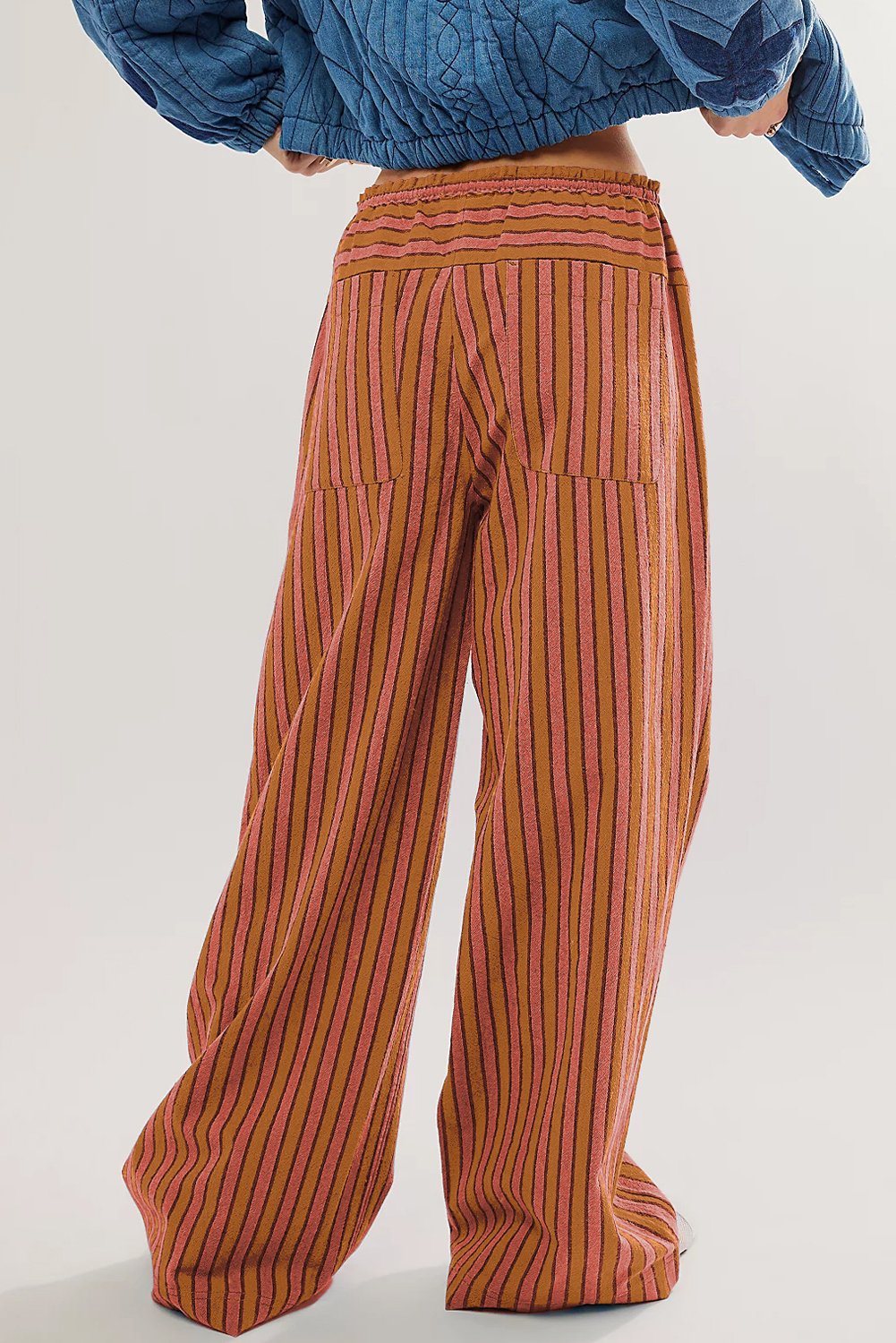 Stripe Wide Leg Pants - Image 4