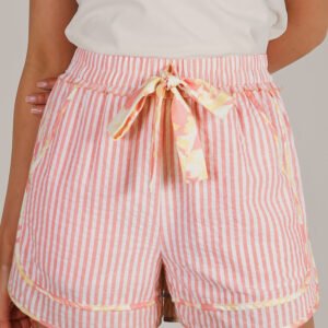 Strawberry Stripe Lounge Shorts