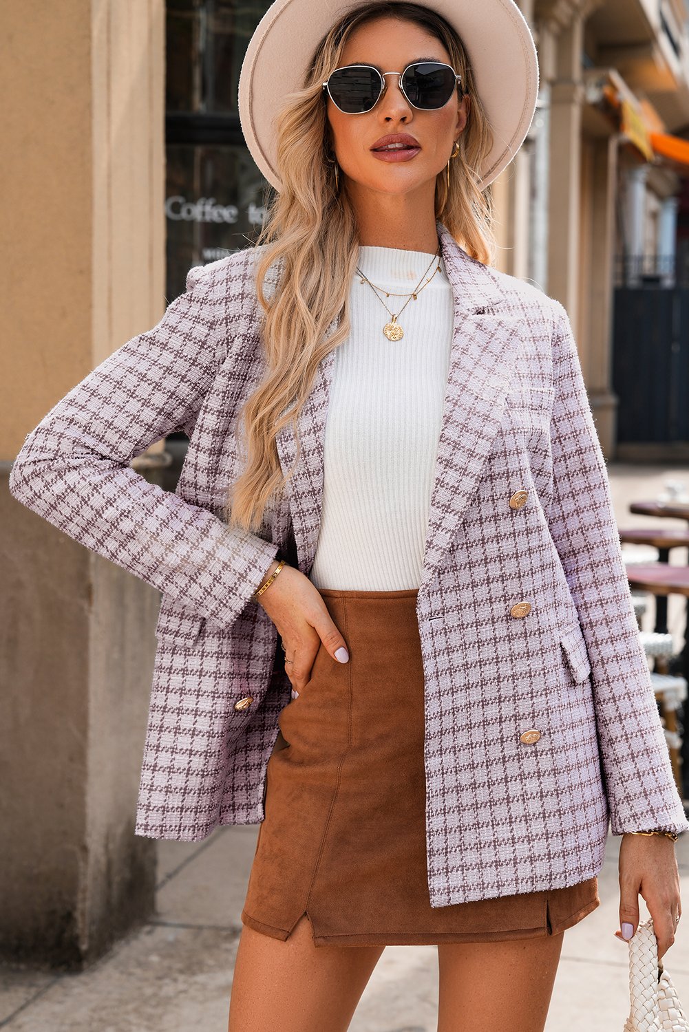 Rosewood Check Blazer - Image 8