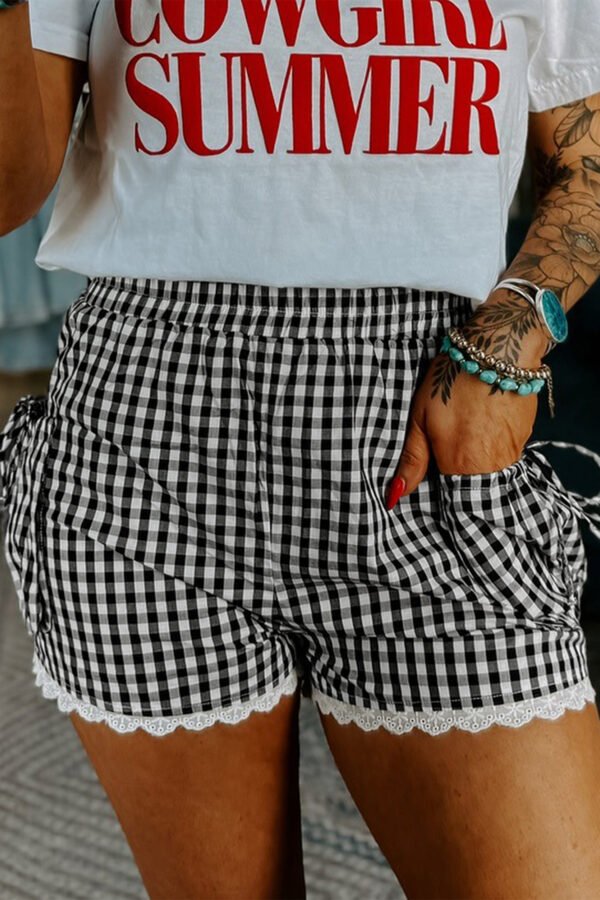 Picnic Gingham Lounge Shorts