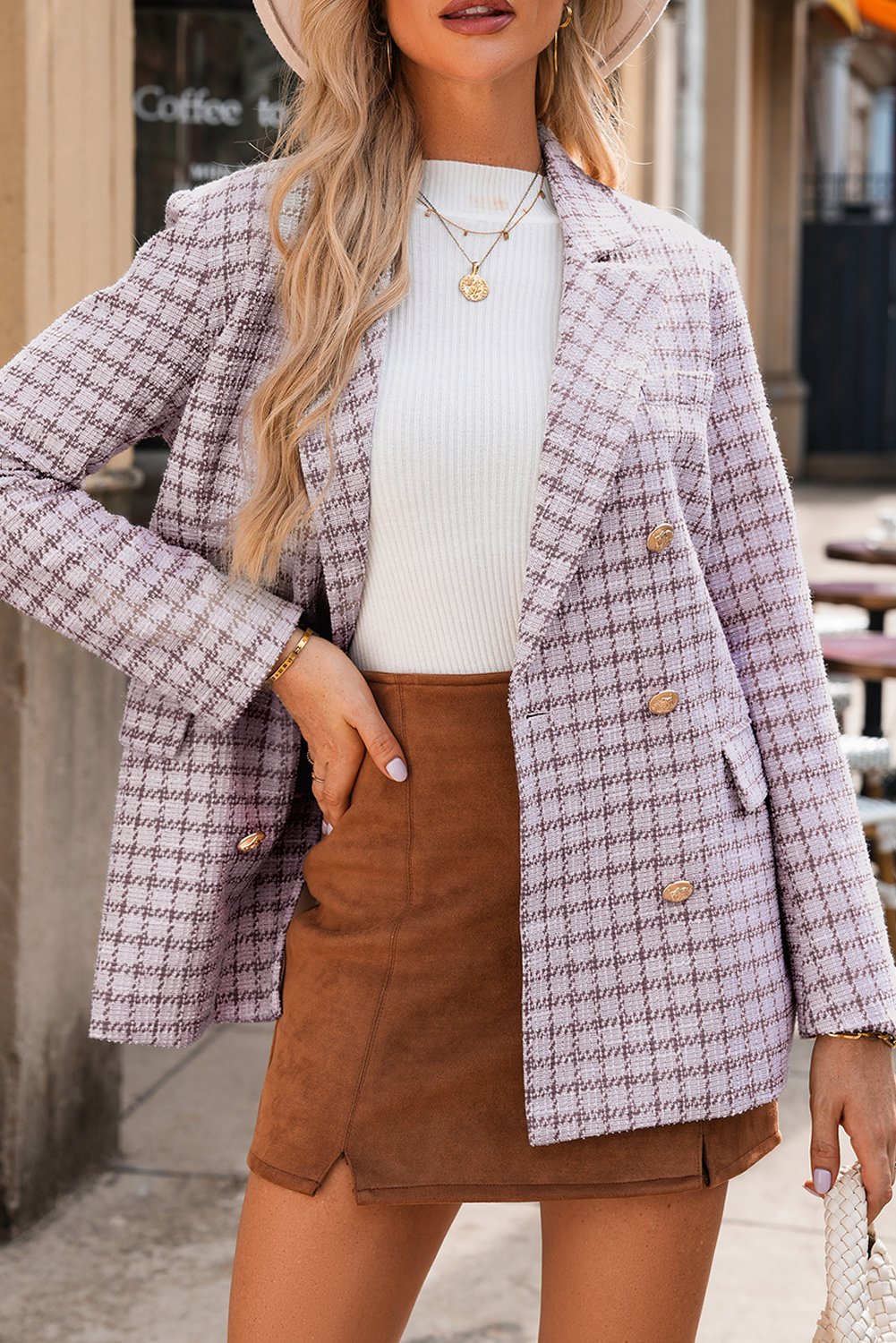 Rosewood Check Blazer - Image 5