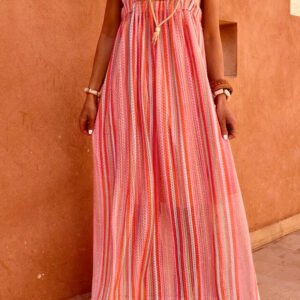 Sunset Ruffle Maxi Dress