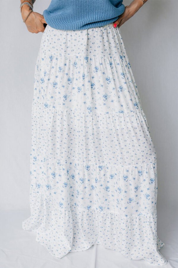 Bluebell Meadow Maxi Skirt