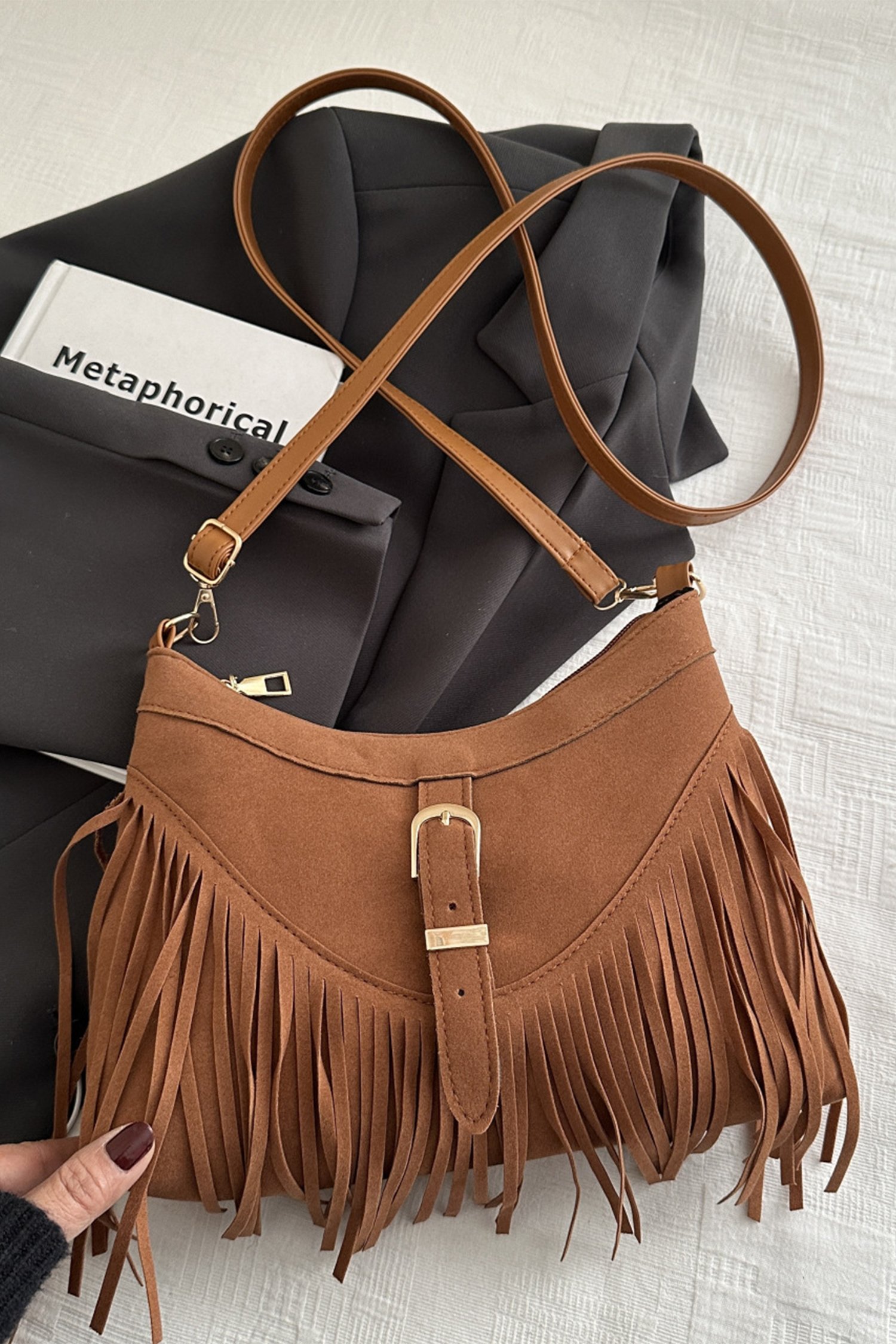 Desert Fringe Shoulder Bag - Image 3