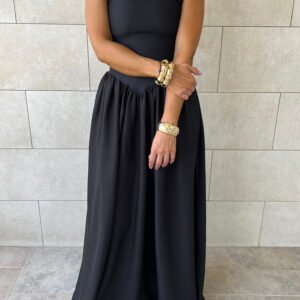 Midnight Flow Maxi Dress