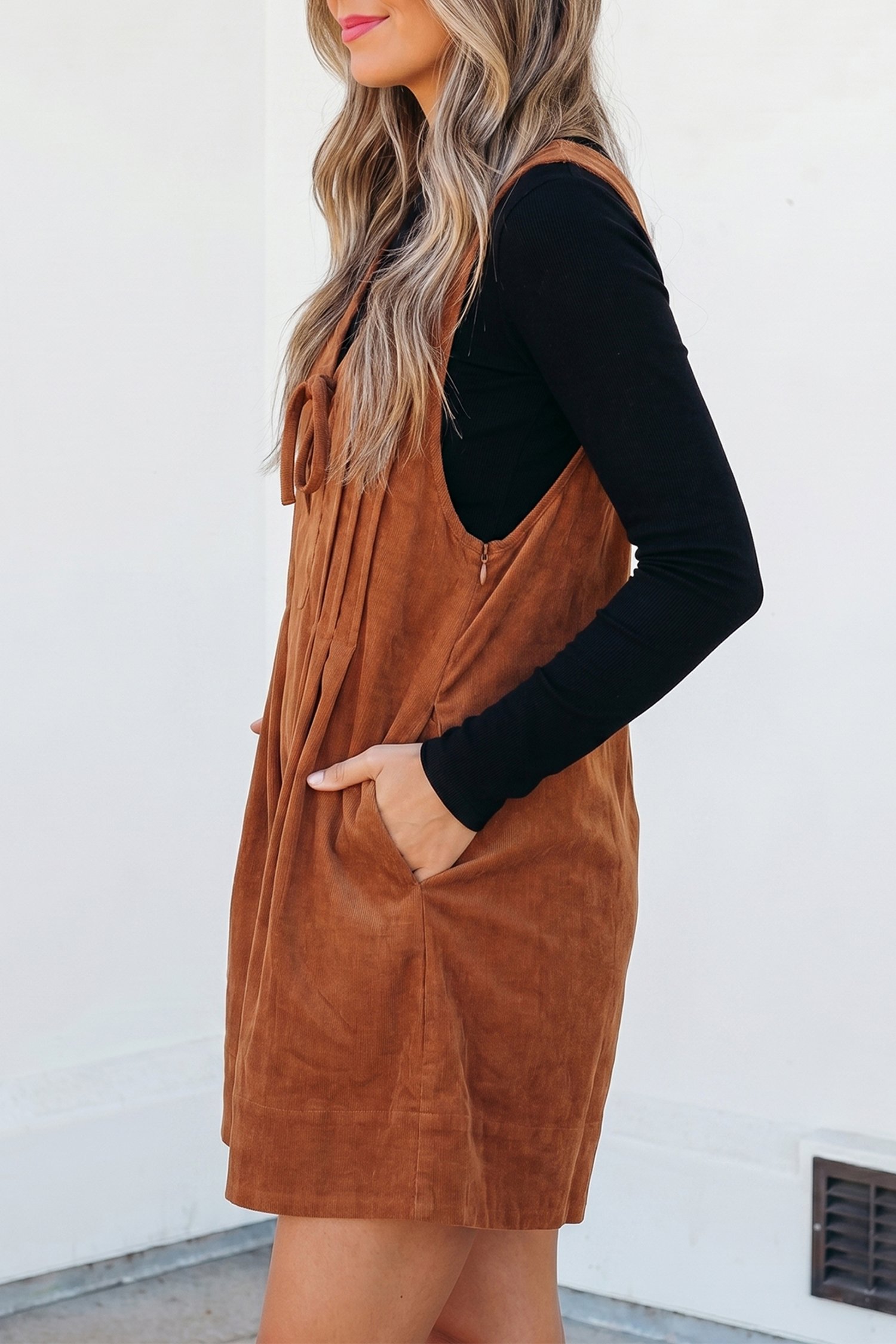 Cinnamon Corduroy Romper - Image 3
