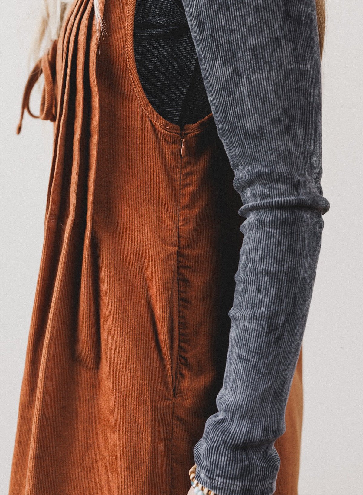 Cinnamon Corduroy Romper - Image 11