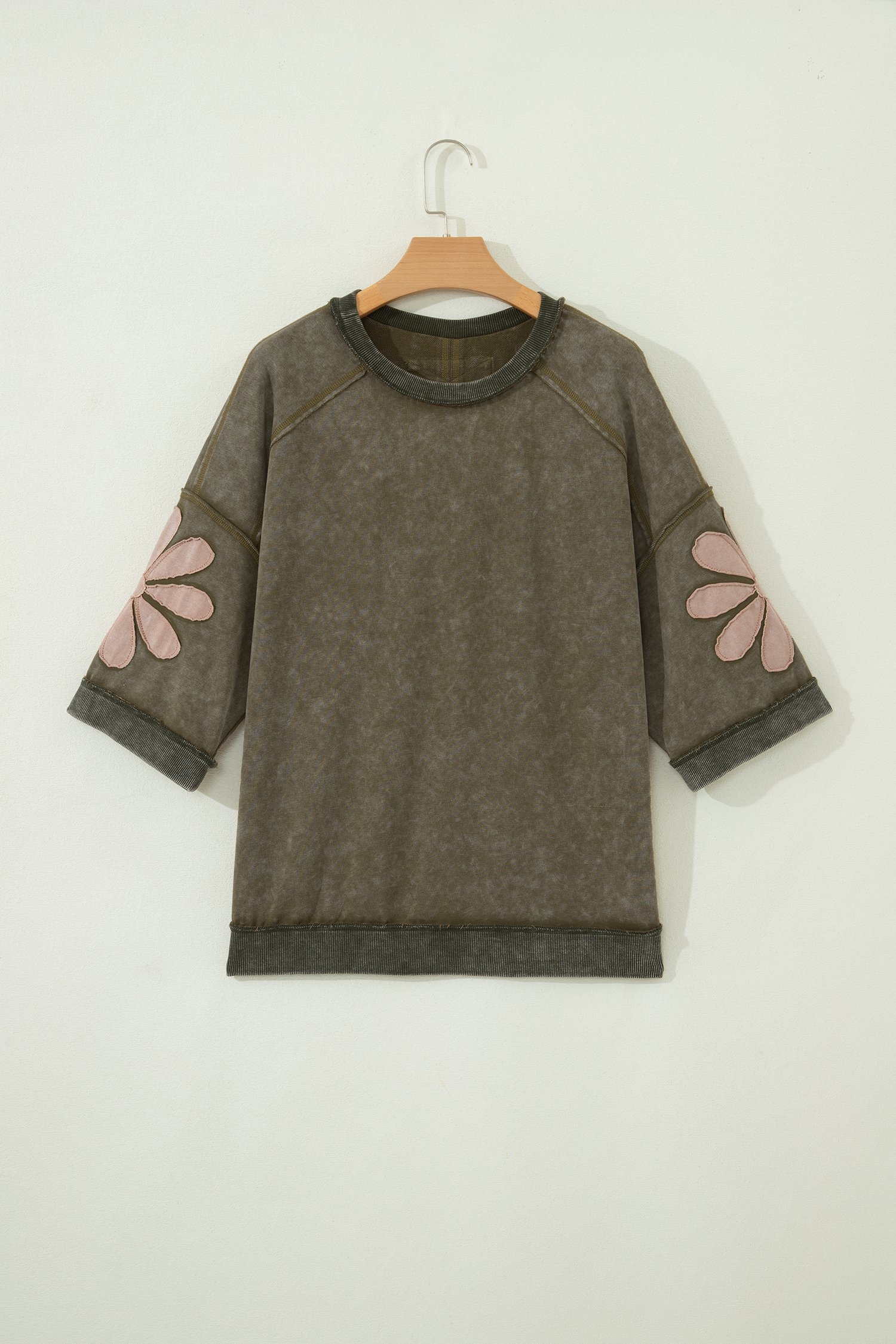 Mineral Wash Flower Top - Image 4