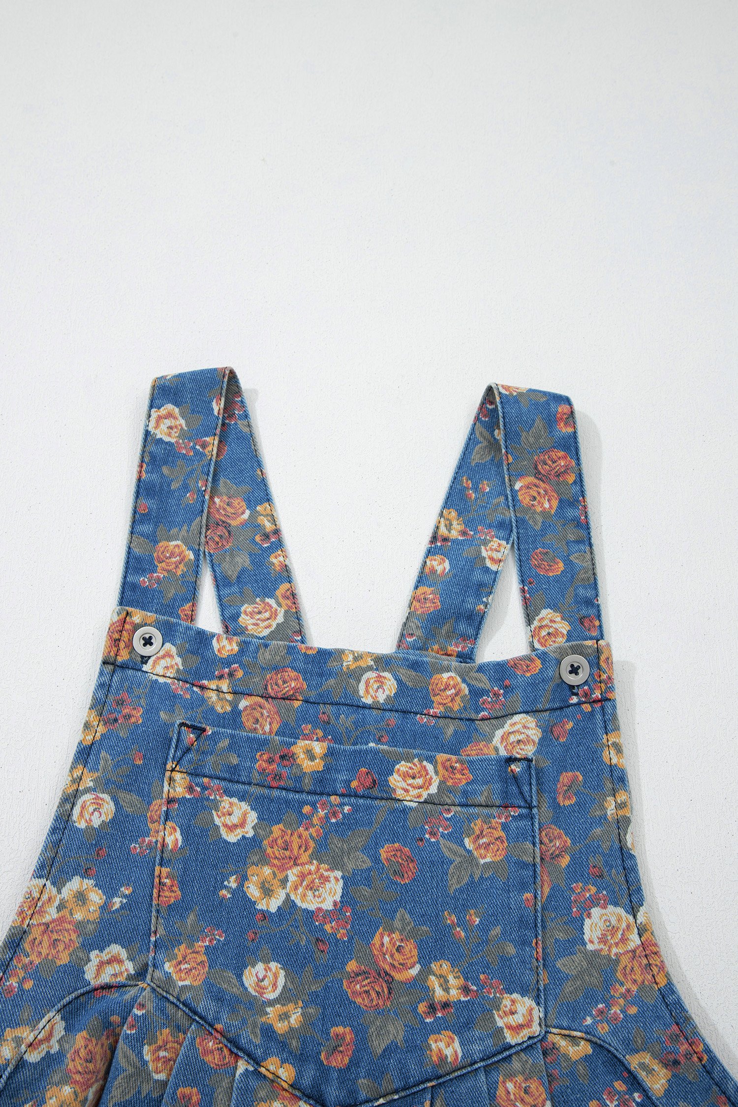 Vintage Rose Denim Overall - Image 16