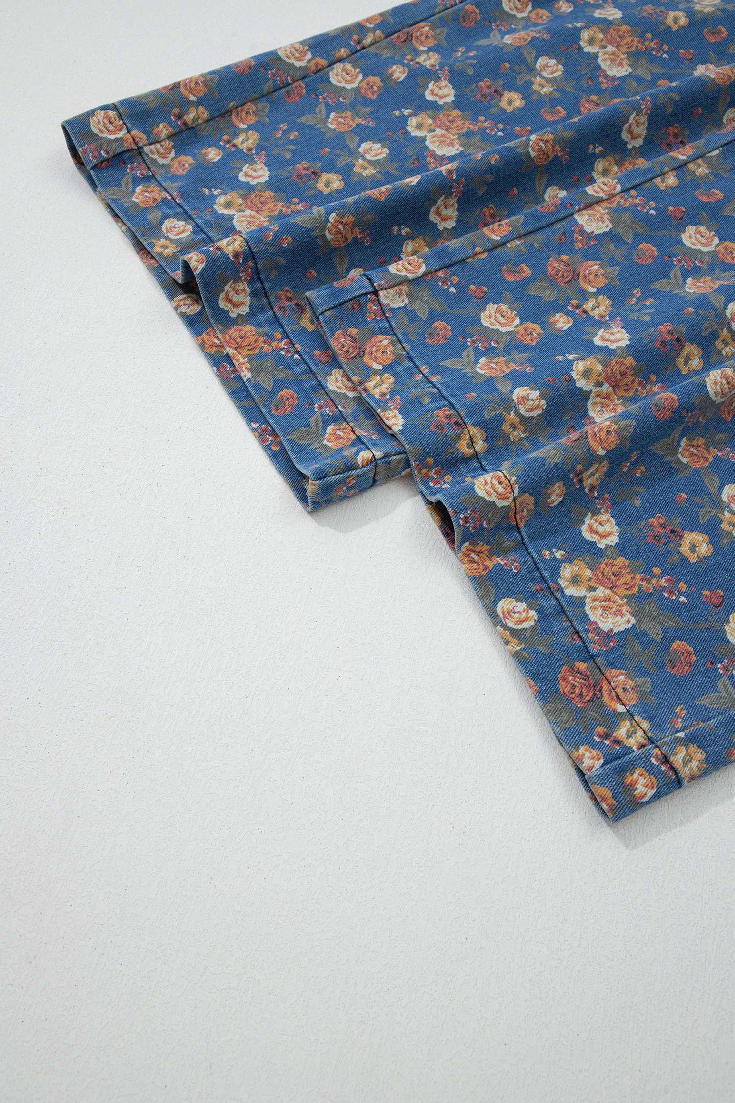 Vintage Rose Denim Overall - Image 12