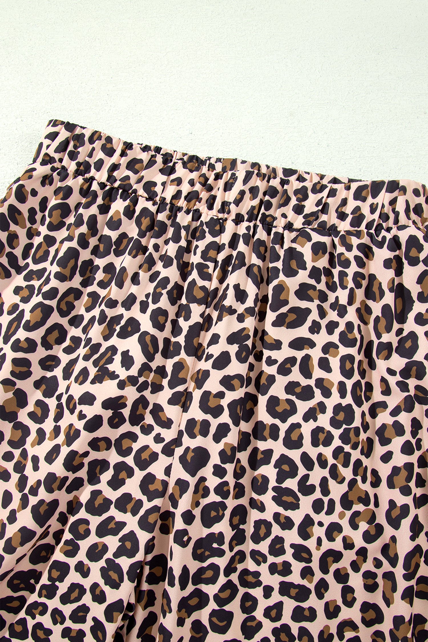 Leopard Print Wide Leg Joggers - Image 7