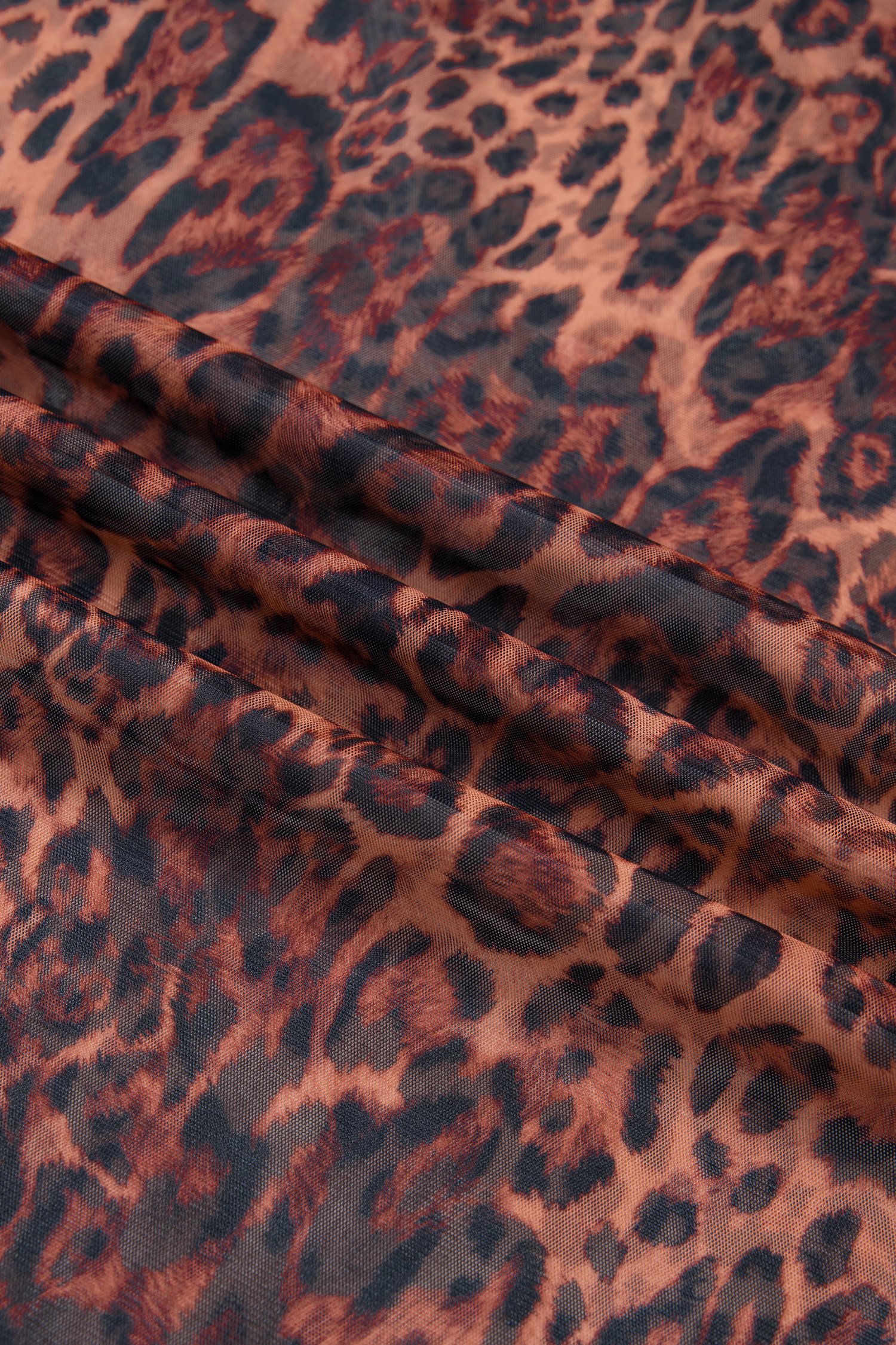 Midnight Leopard Mesh Skirt - Image 7