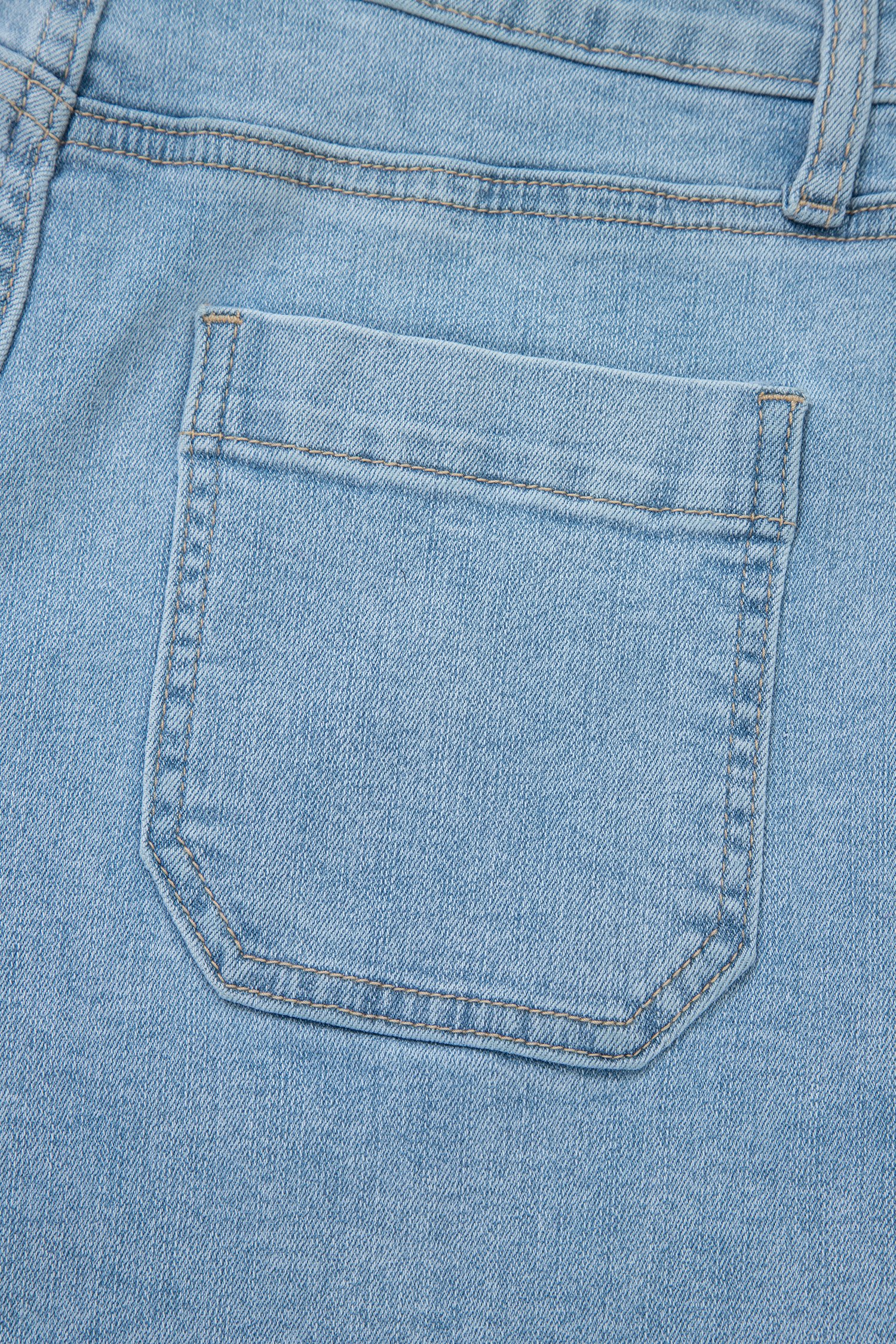High Rise Denim Shorts - Image 13