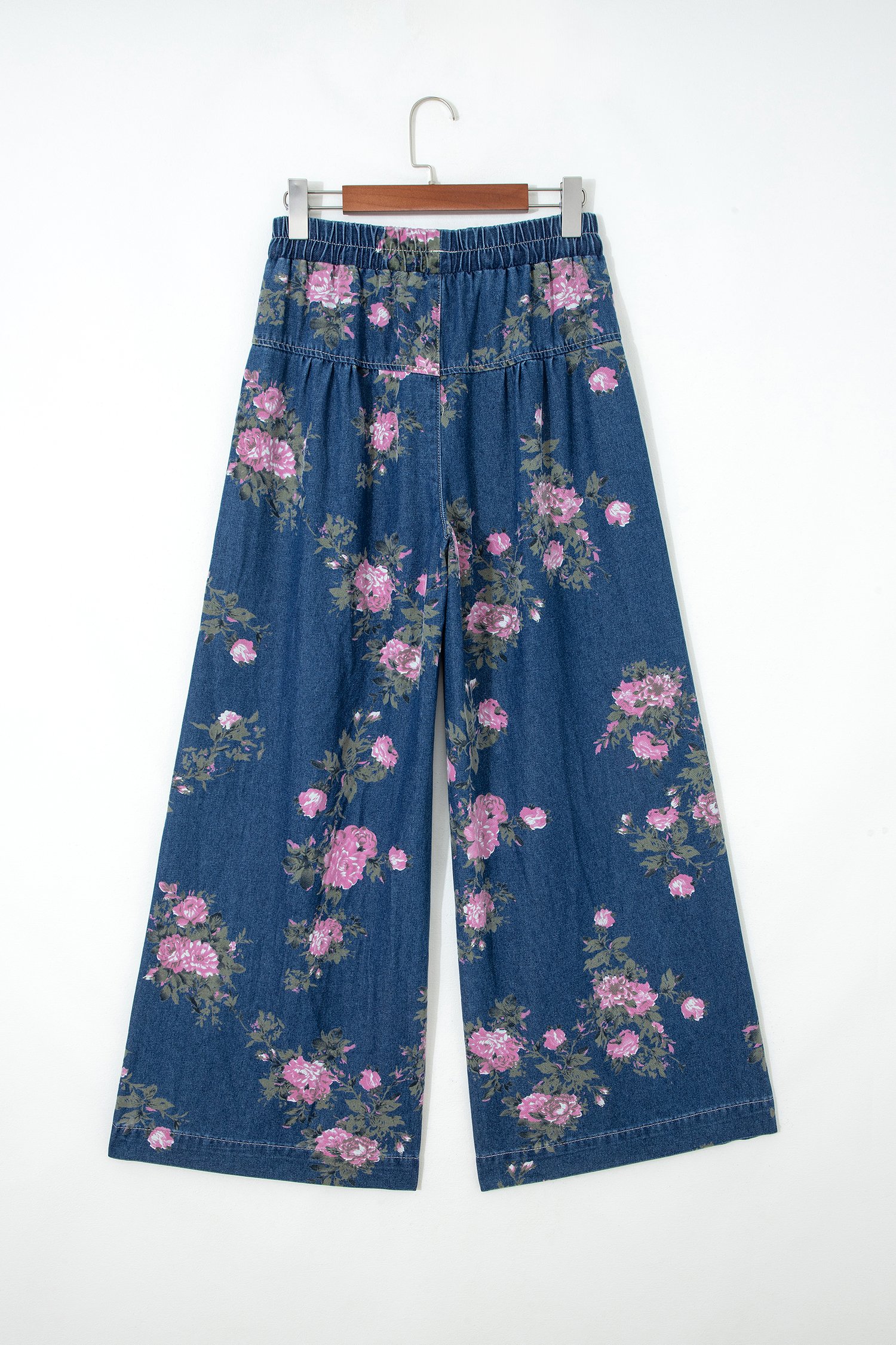 Floral Wide Leg Jeans - Image 4