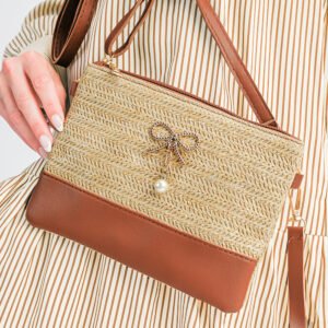 Straw Crossbody Bag