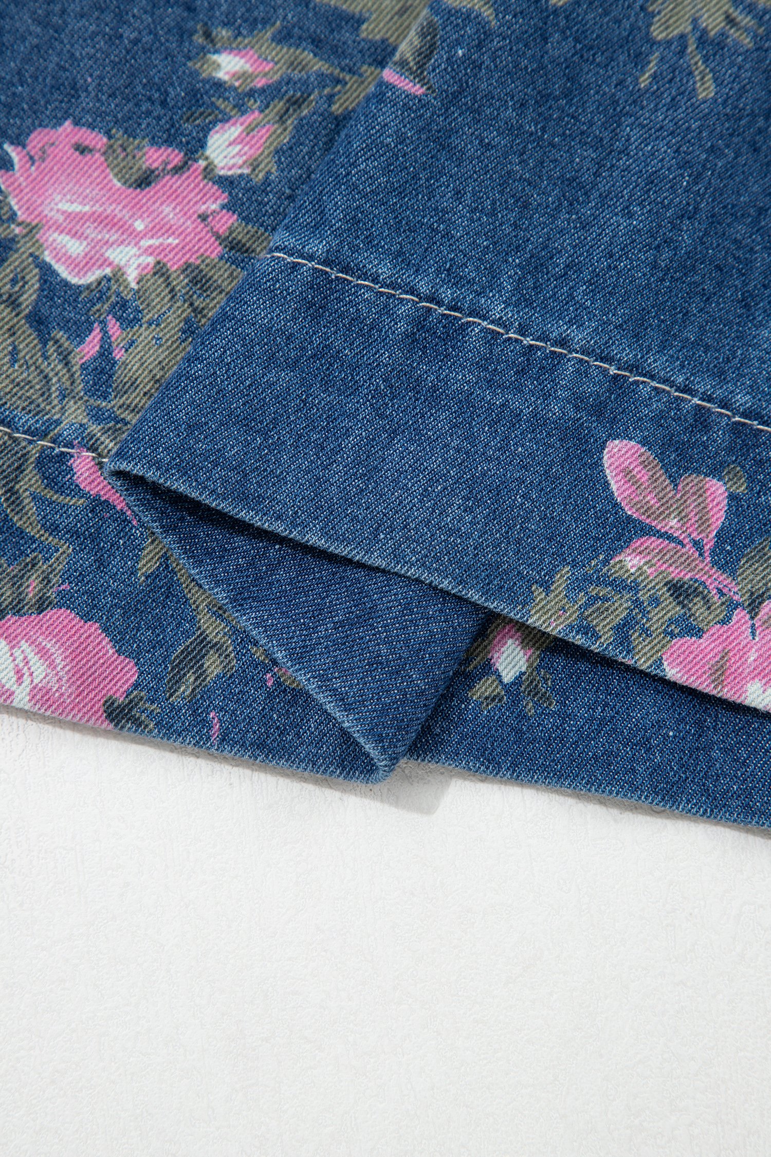 Floral Wide Leg Jeans - Image 9