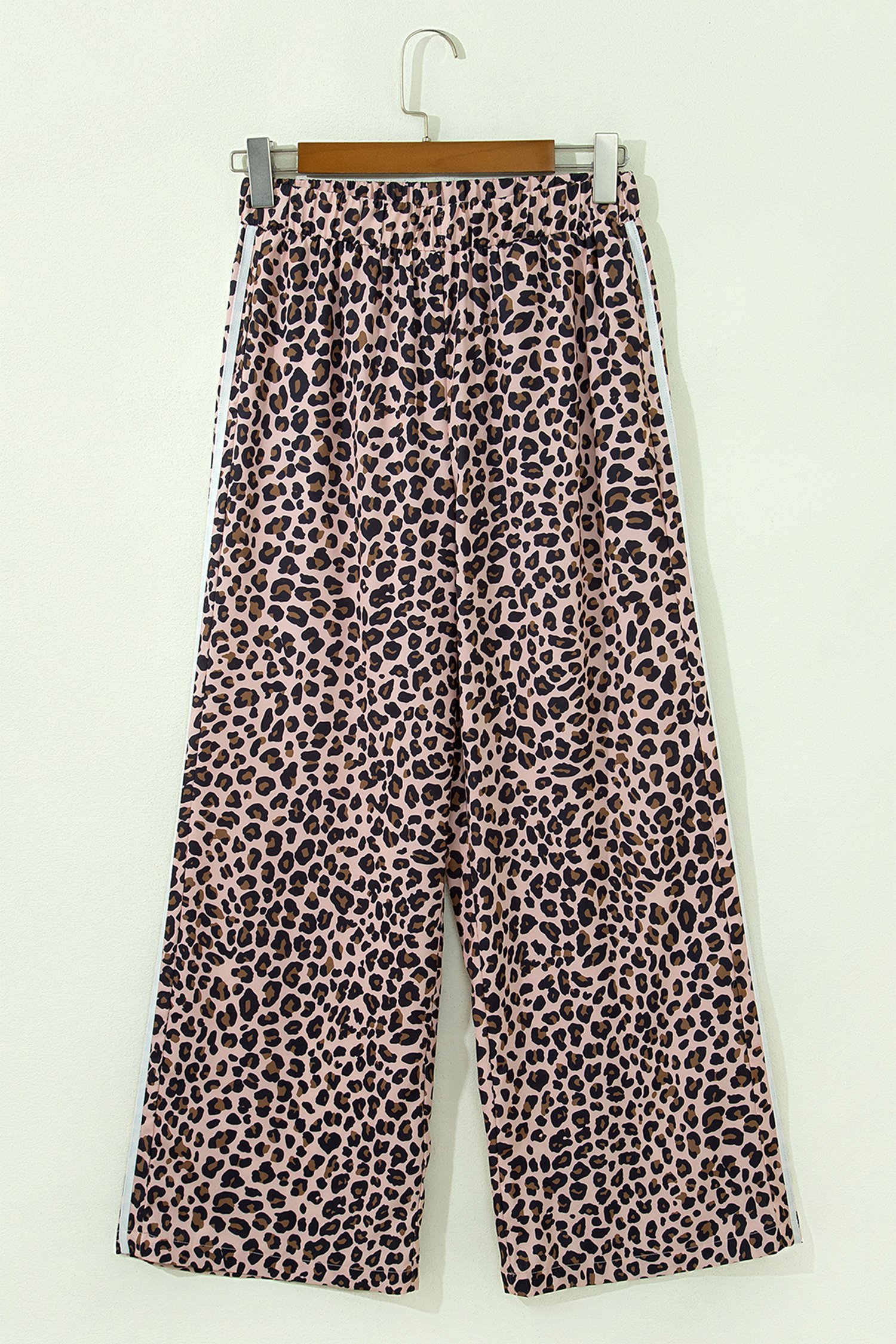 Leopard Print Wide Leg Joggers - Image 6
