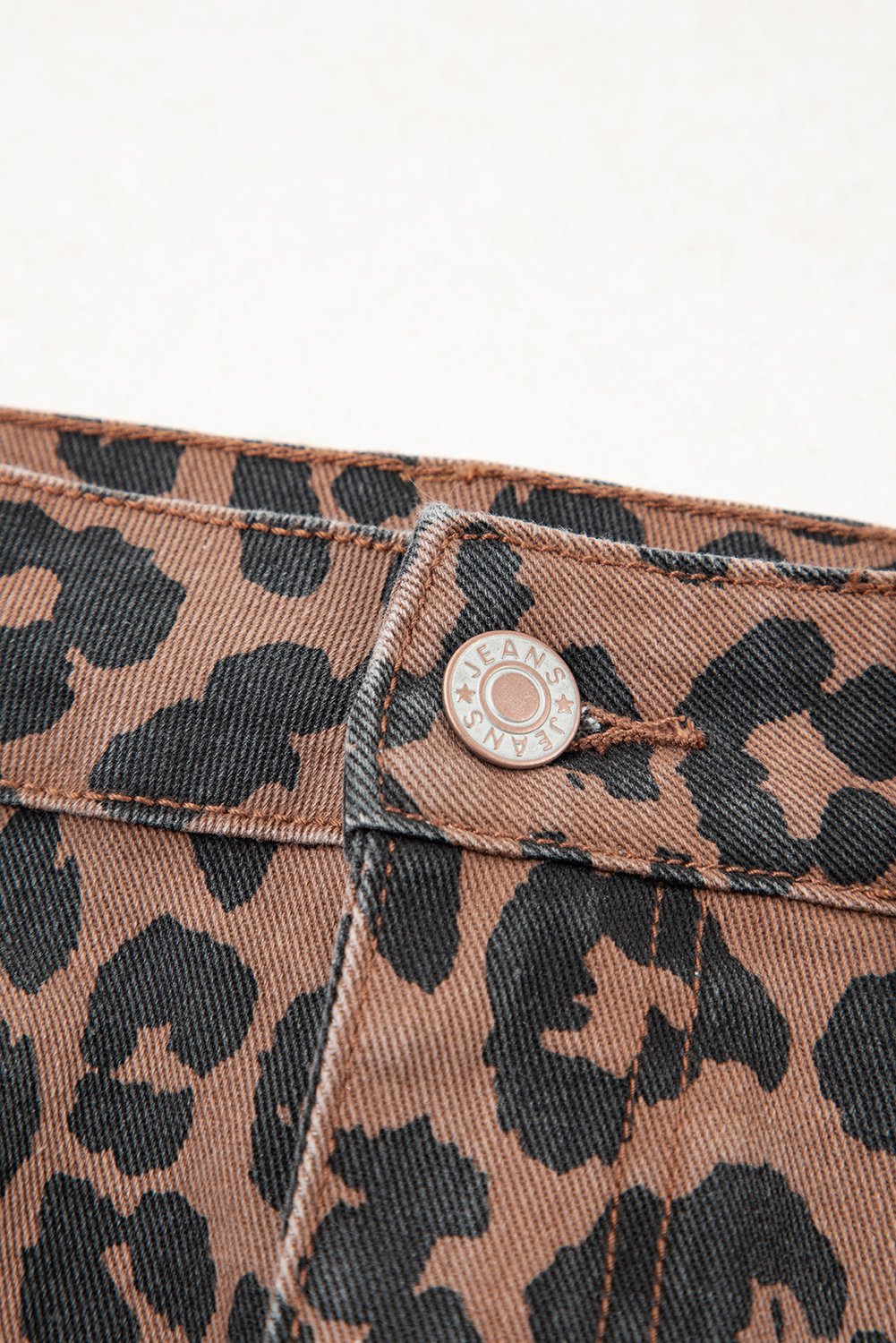 Leopard Denim Maxi Skirt - Image 12