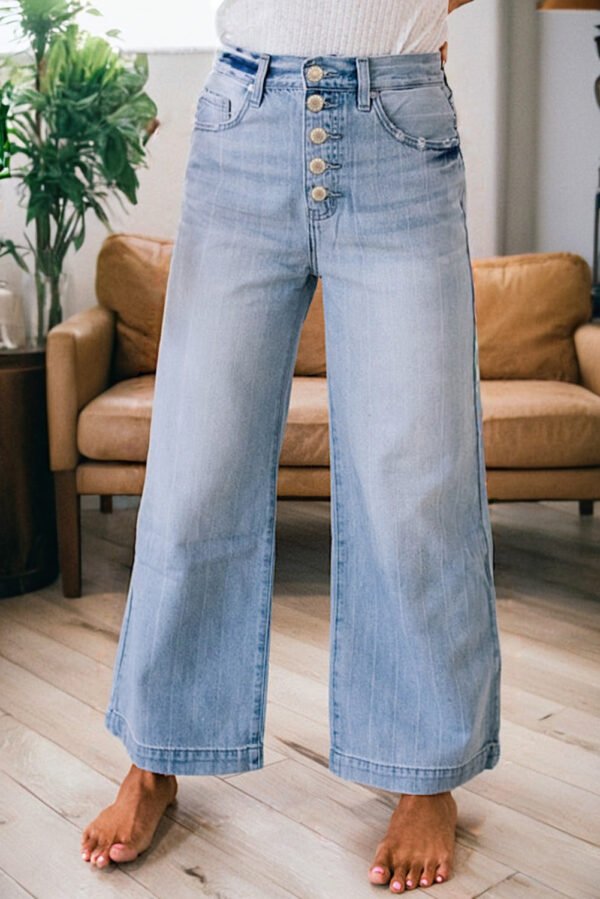 Sailor Cut Wide Jeans