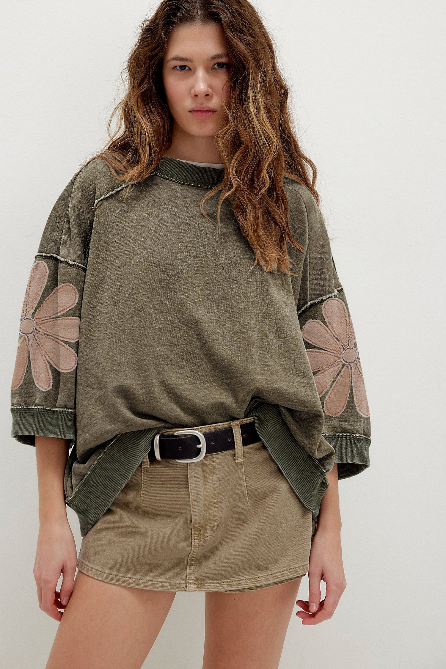 Mineral Wash Flower Top - Image 3